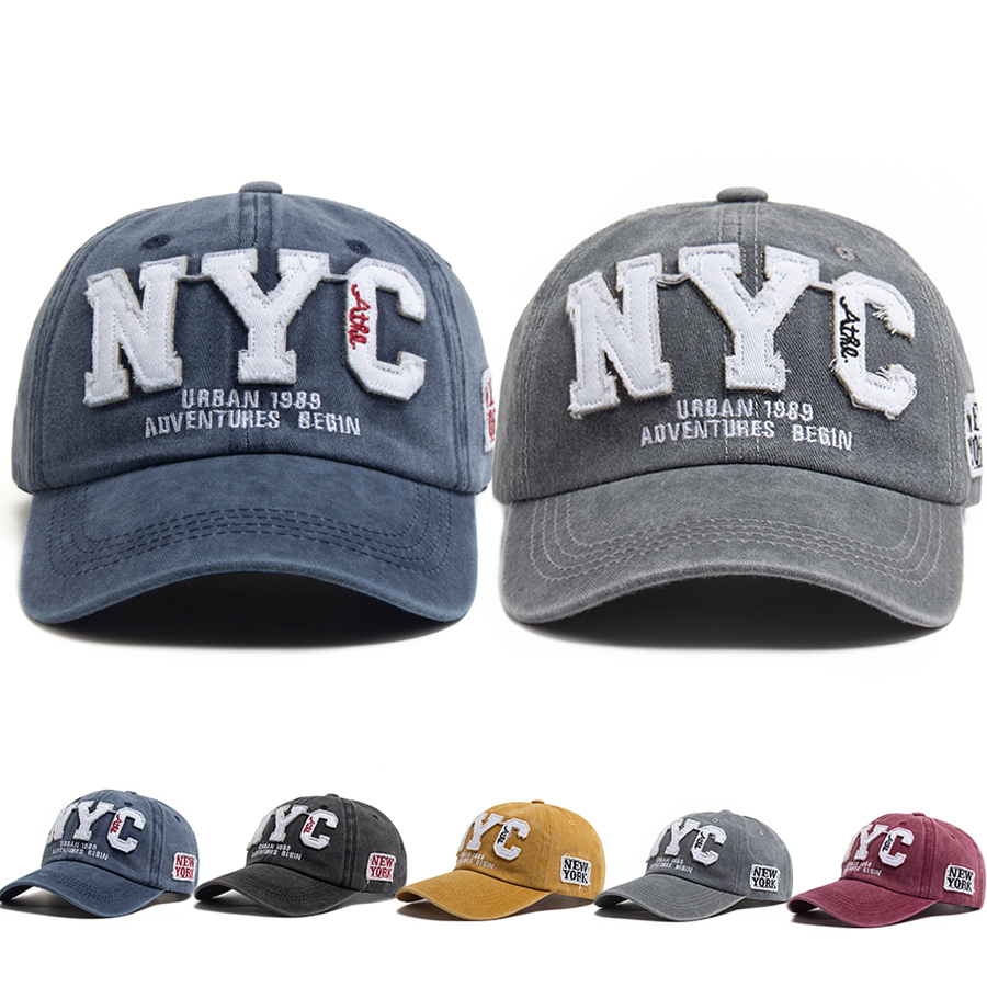 Vintage Fashion Nyc - Topi Bisbol Pria Topi NYC Huruf