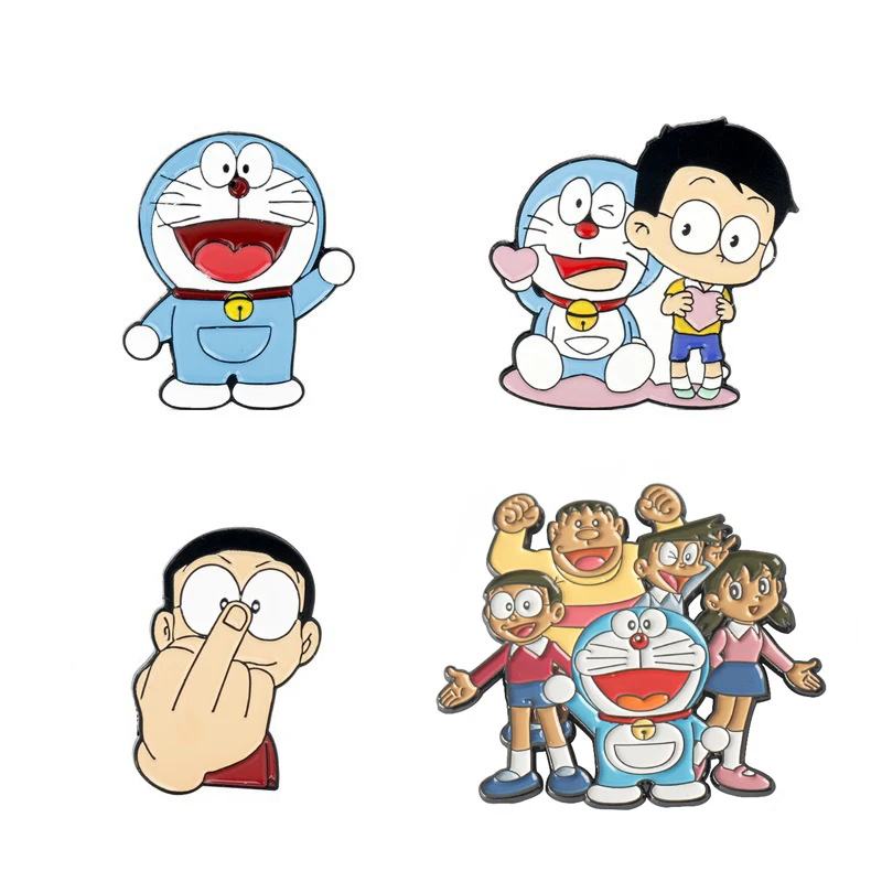 Vintage Fashion Boutique - Pin Enamel Kucing Lucu Kartun Bros