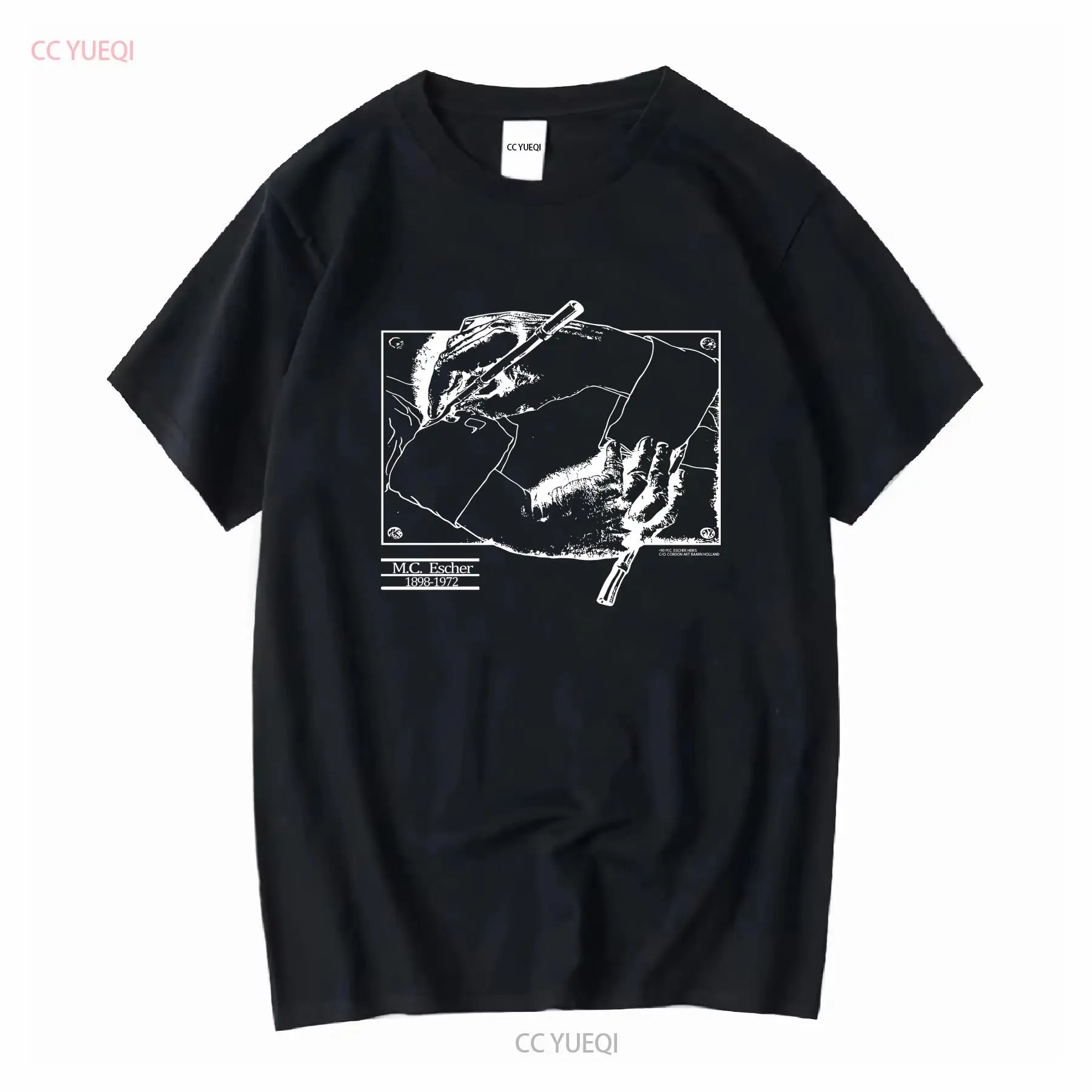 Vintage Fashion Art - Kaus MC Escher 1990 Antik Sketsa