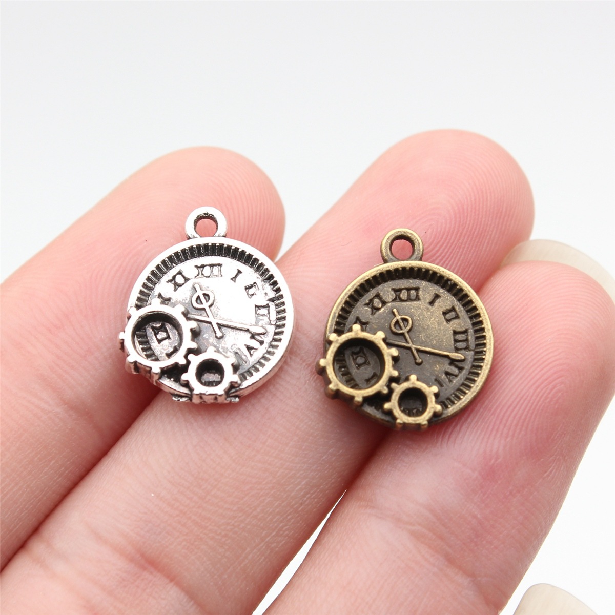 Vintage Fashion Tumblr - WYSIWYG 10 Buah 16X14Mm 2 Warna