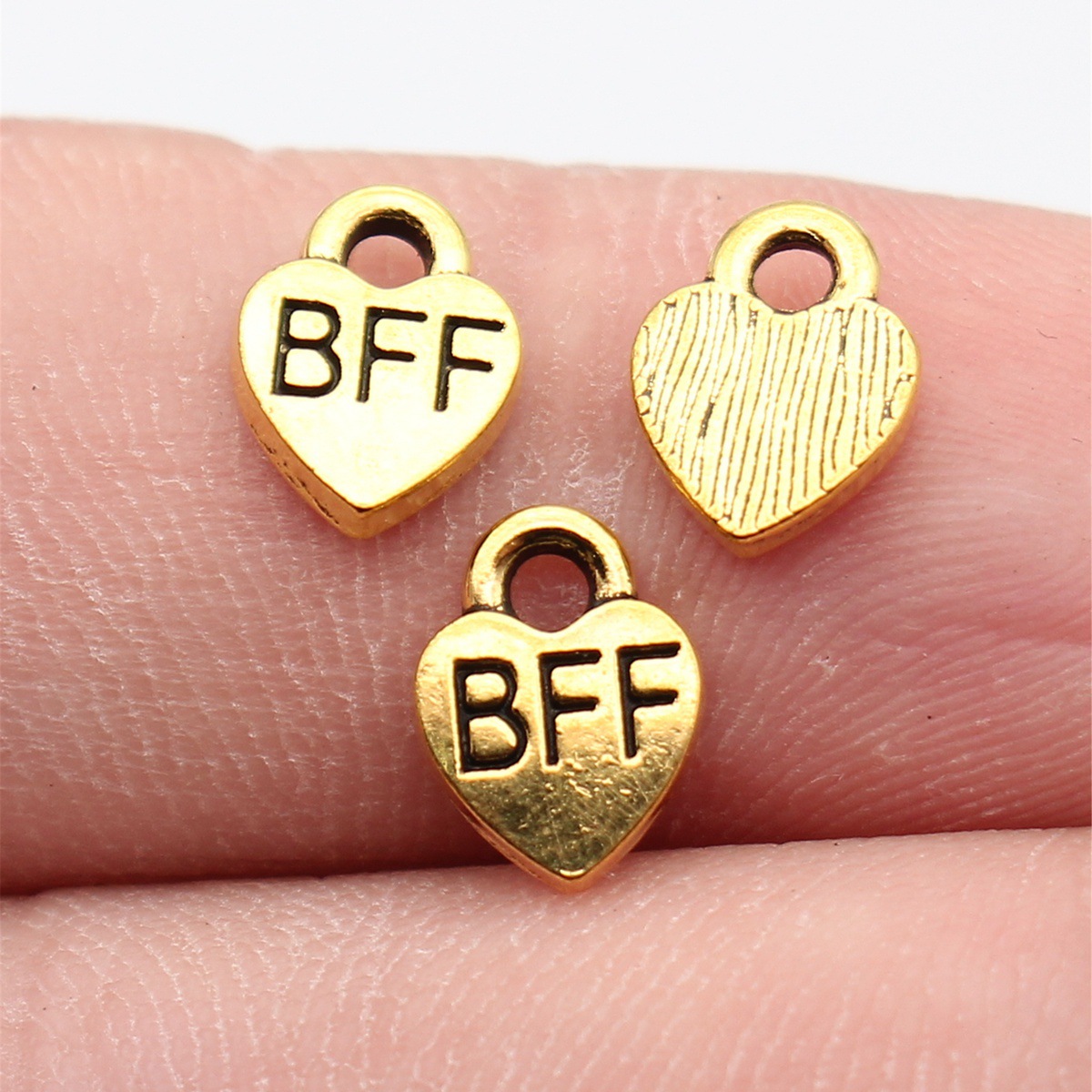 Vintage Fashion Tumblr - 40 Buah 9.3X7Mm Warna Emas Antik