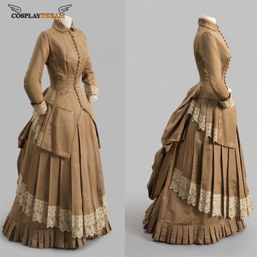 Vintage Fashion Dress - Gaun mode abad ke-19, gaun pesta