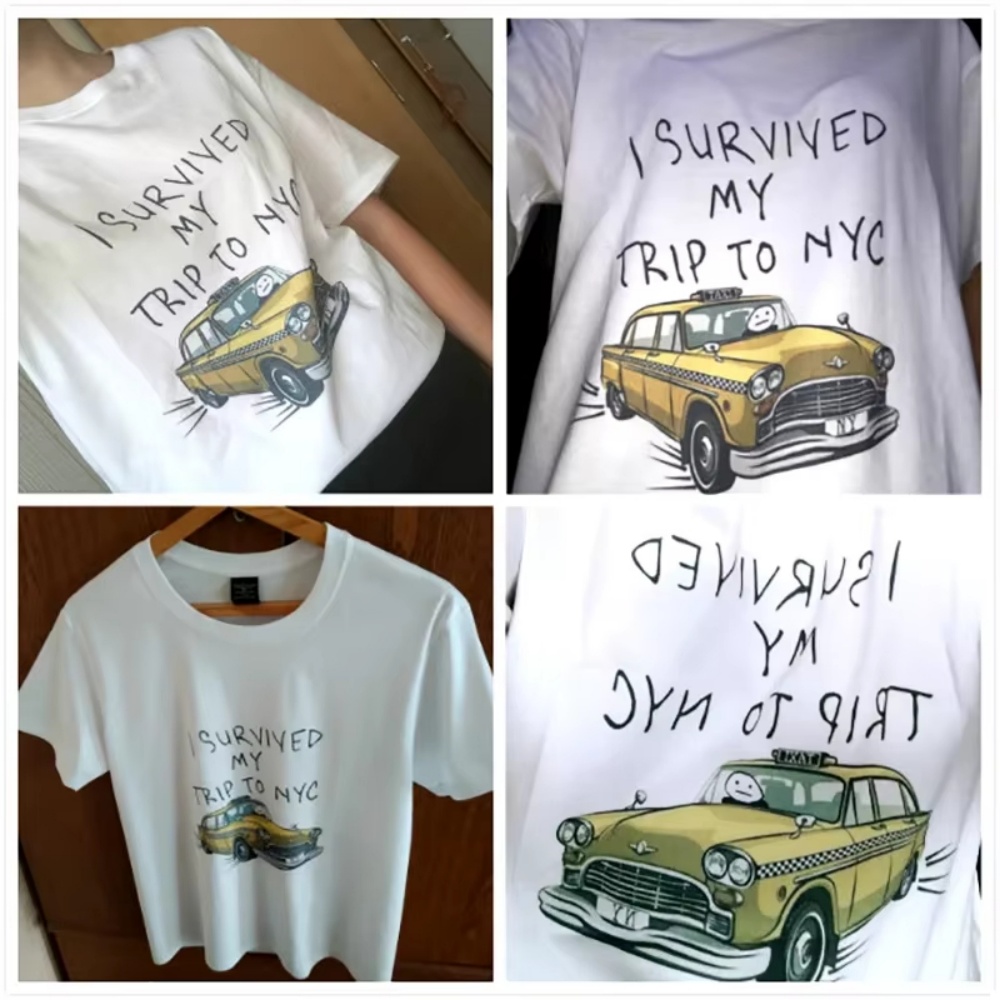 Vintage Fashion Nyc - Kaos Grafis Taksi NYC Vintage unisex,