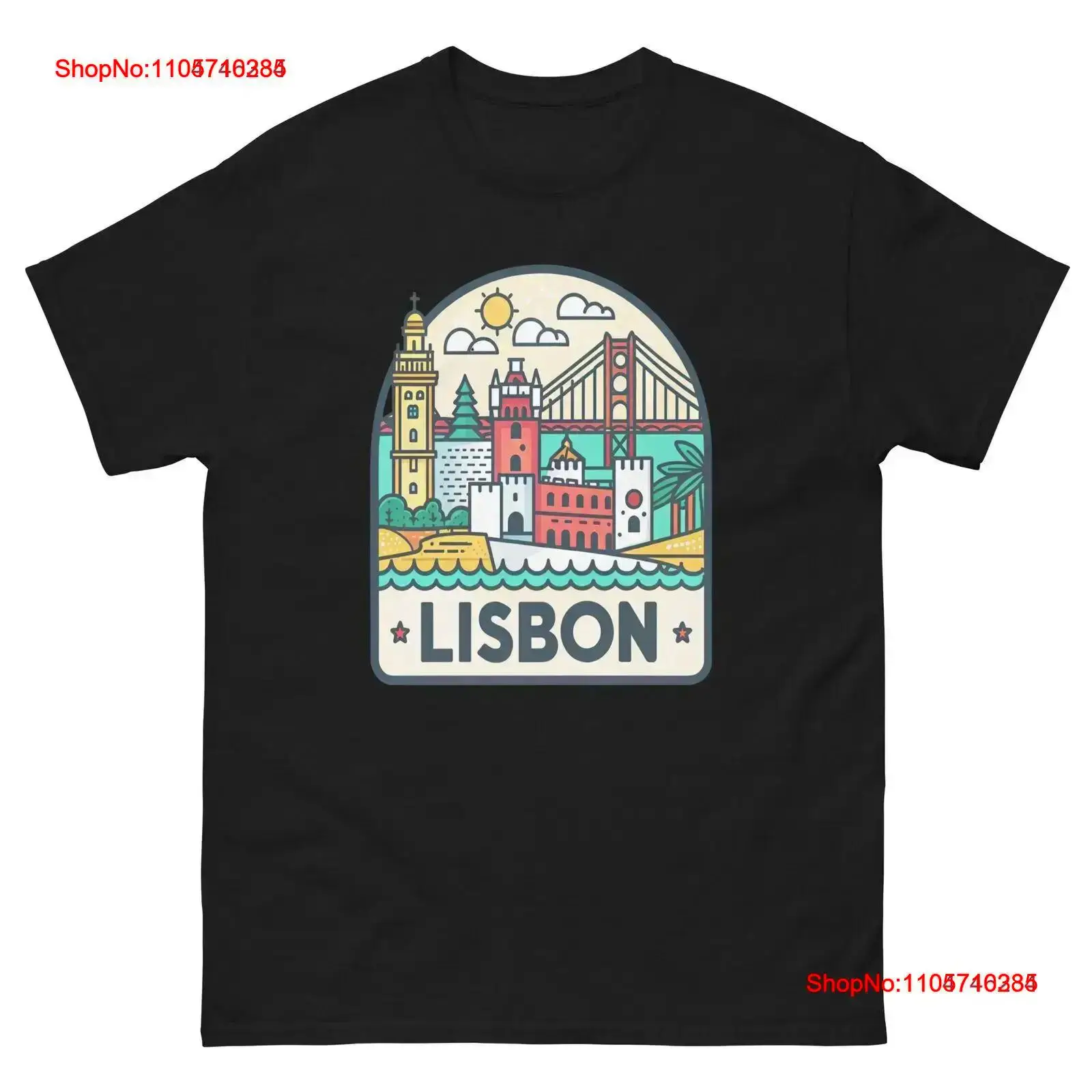Vintage Fashion Lisbon - Kaos Kota Lisbon World Travel Urban