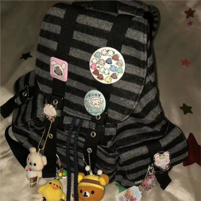 Vintage Fashion Boutique - Ransel Antik Harajuku Tas Wanita Kasual