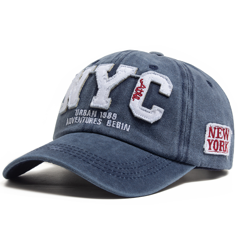 Vintage Fashion Nyc - Topi bisbol NYC huruf besar Vintage