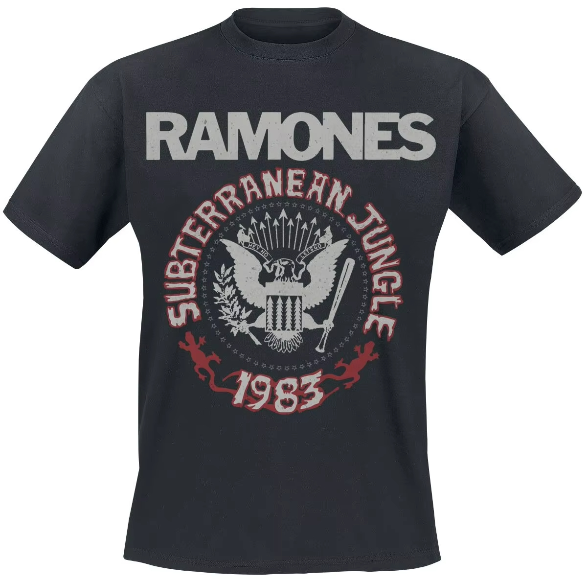 Vintage Fashion Nyc - Kaus Sekolah Menengah Ramones Rock N