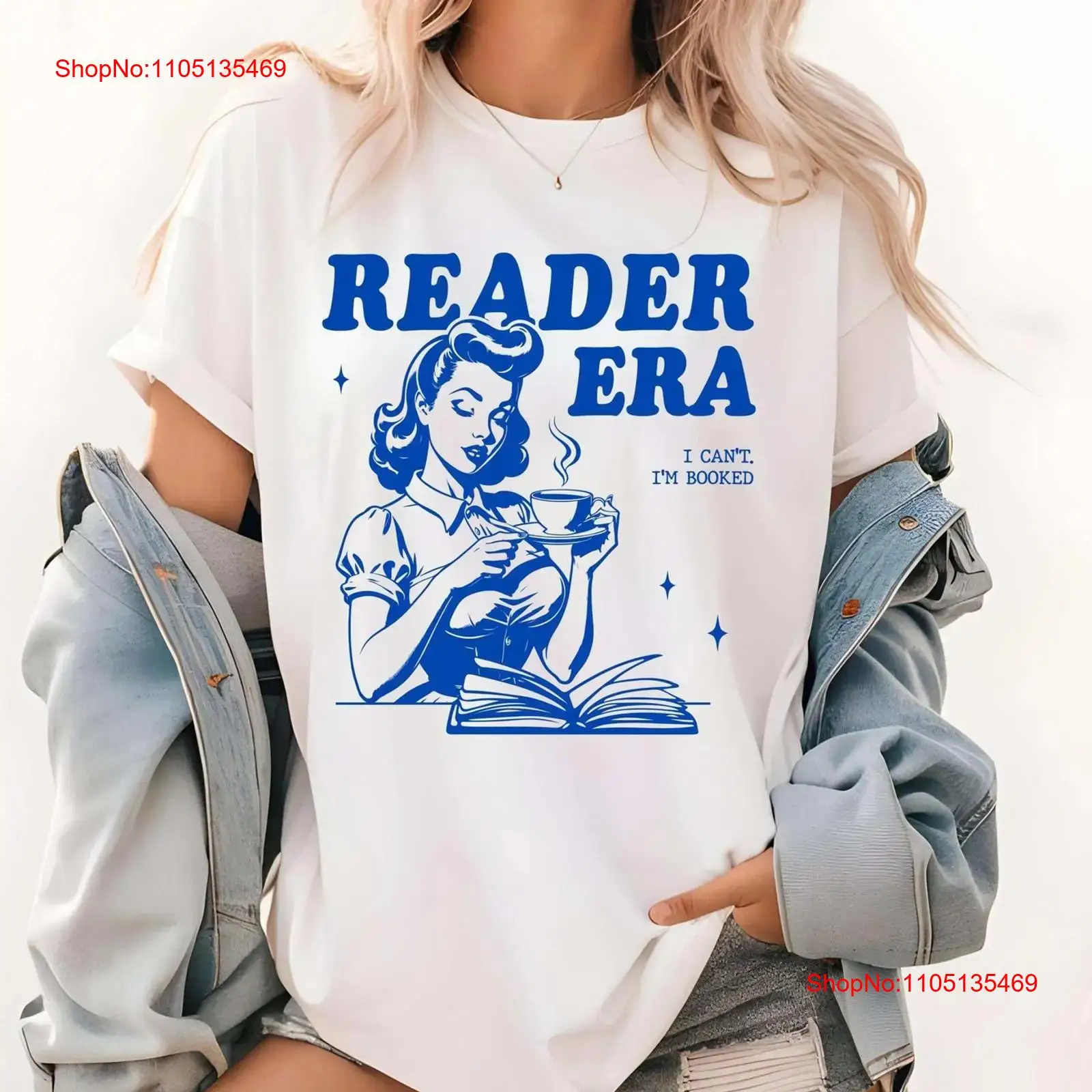 Vintage Fashion Eras - Kaos Reader Era Pecinta Buku untuk