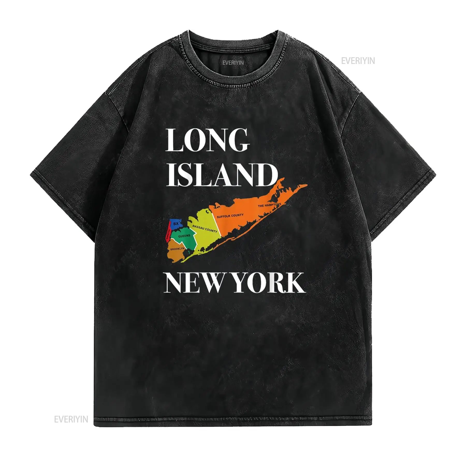 Kaos Souvenir Long Island NY P - Vintage Fashion Nyc ulasan dan harga