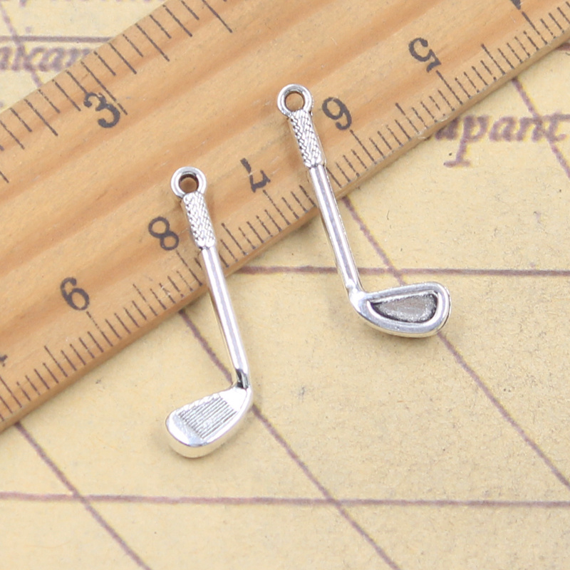 20 Buah Jimat Klub Golf 27X9Mm - Vintage Fashion Club Photos ulasan dan harga