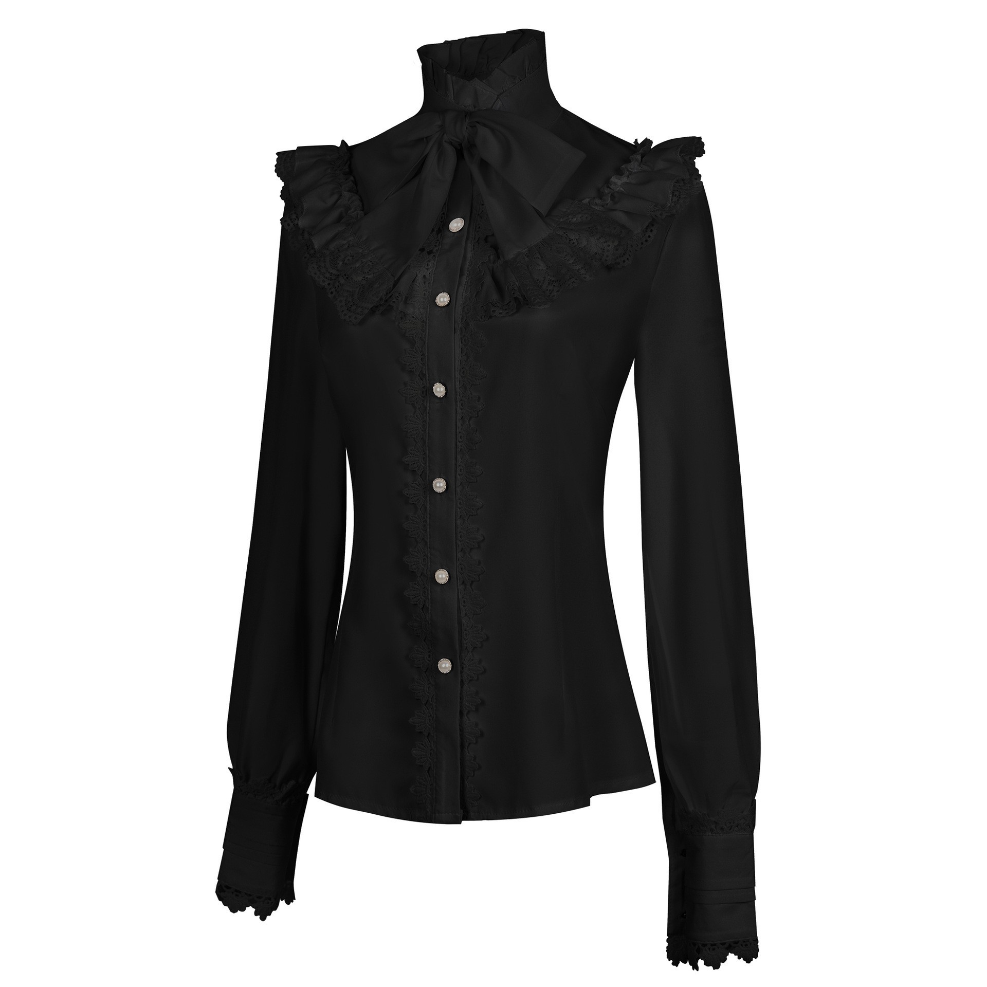 Kemeja Wanita Gaya Gotik Era V - Vintage Fashion Eras ulasan dan harga