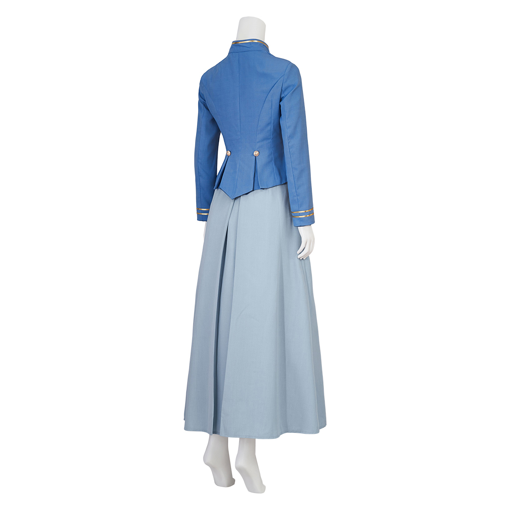 Kostum Cosplay Film Enola Holm - Vintage Fashion Dress ulasan dan harga