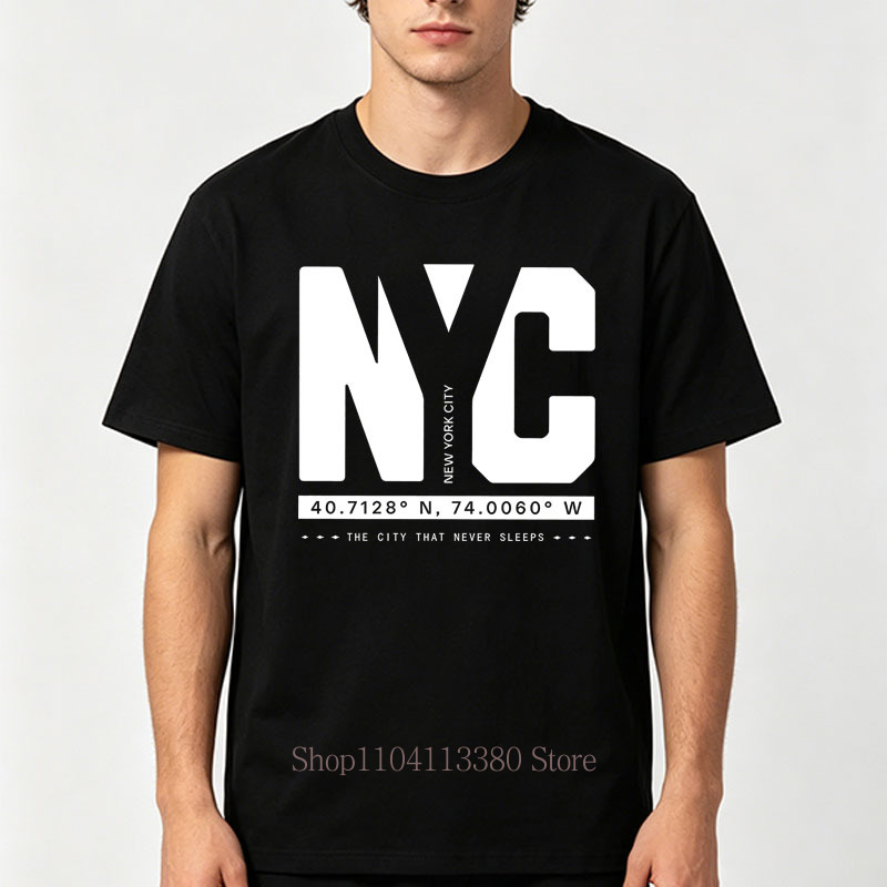 Kaus Cetak Grafis Nyc untuk Pr - Vintage Fashion Nyc ulasan dan harga