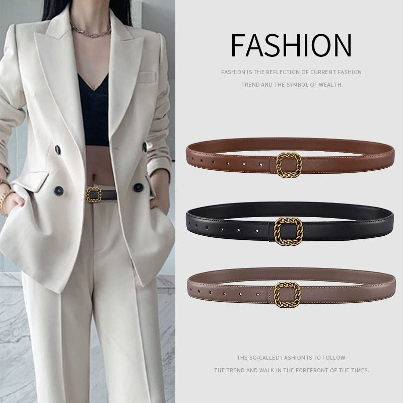 Sabuk Kulit Wanita Model Vinta - Vintage Fashion Look ulasan dan harga
