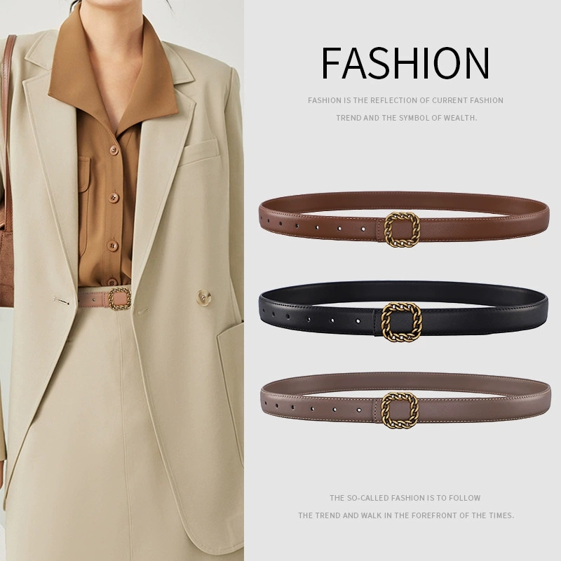 Sabuk Kulit Wanita Model Vinta - Vintage Fashion Look ulasan dan harga