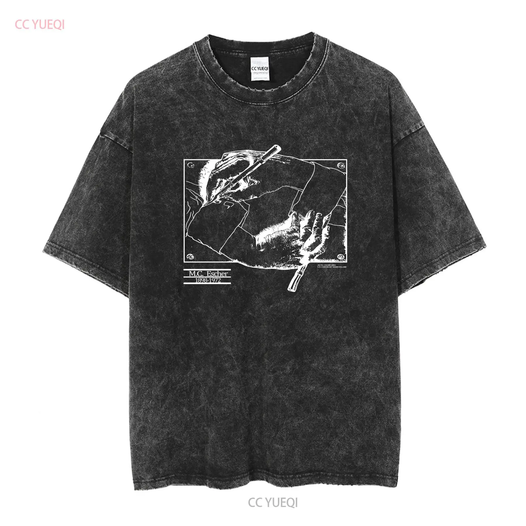Kaus MC Escher 1990 Antik Sket - Vintage Fashion Art ulasan dan harga