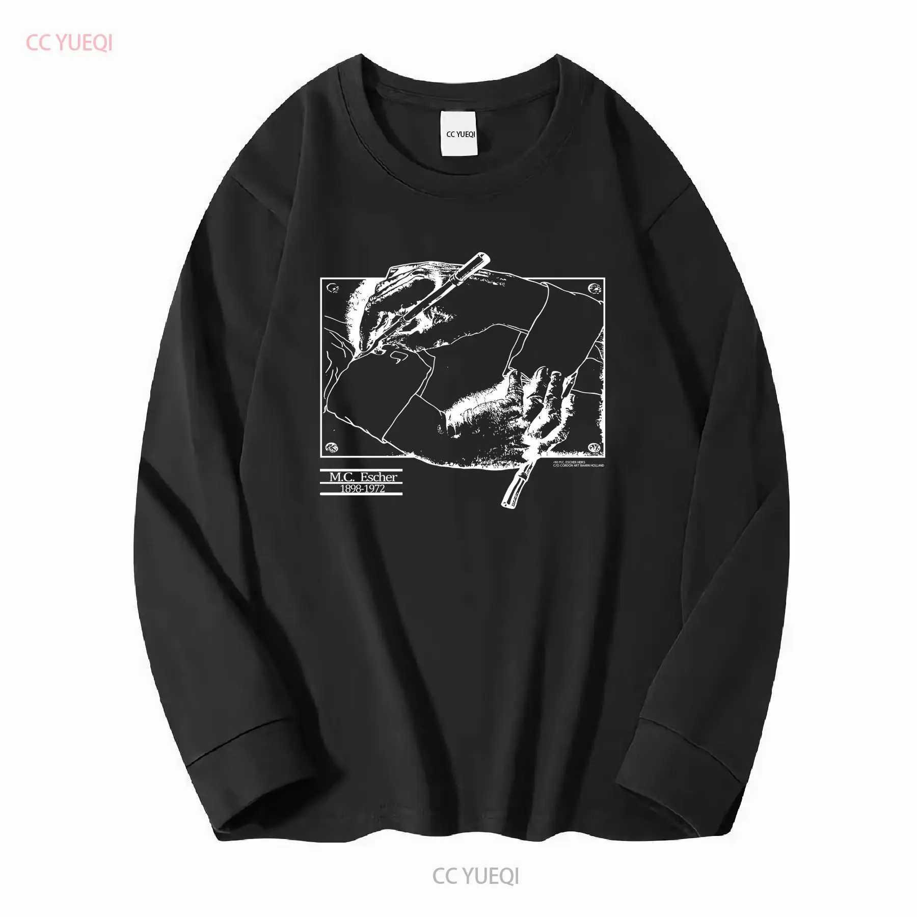 Kaus MC Escher 1990 Antik Sket - Vintage Fashion Art ulasan dan harga