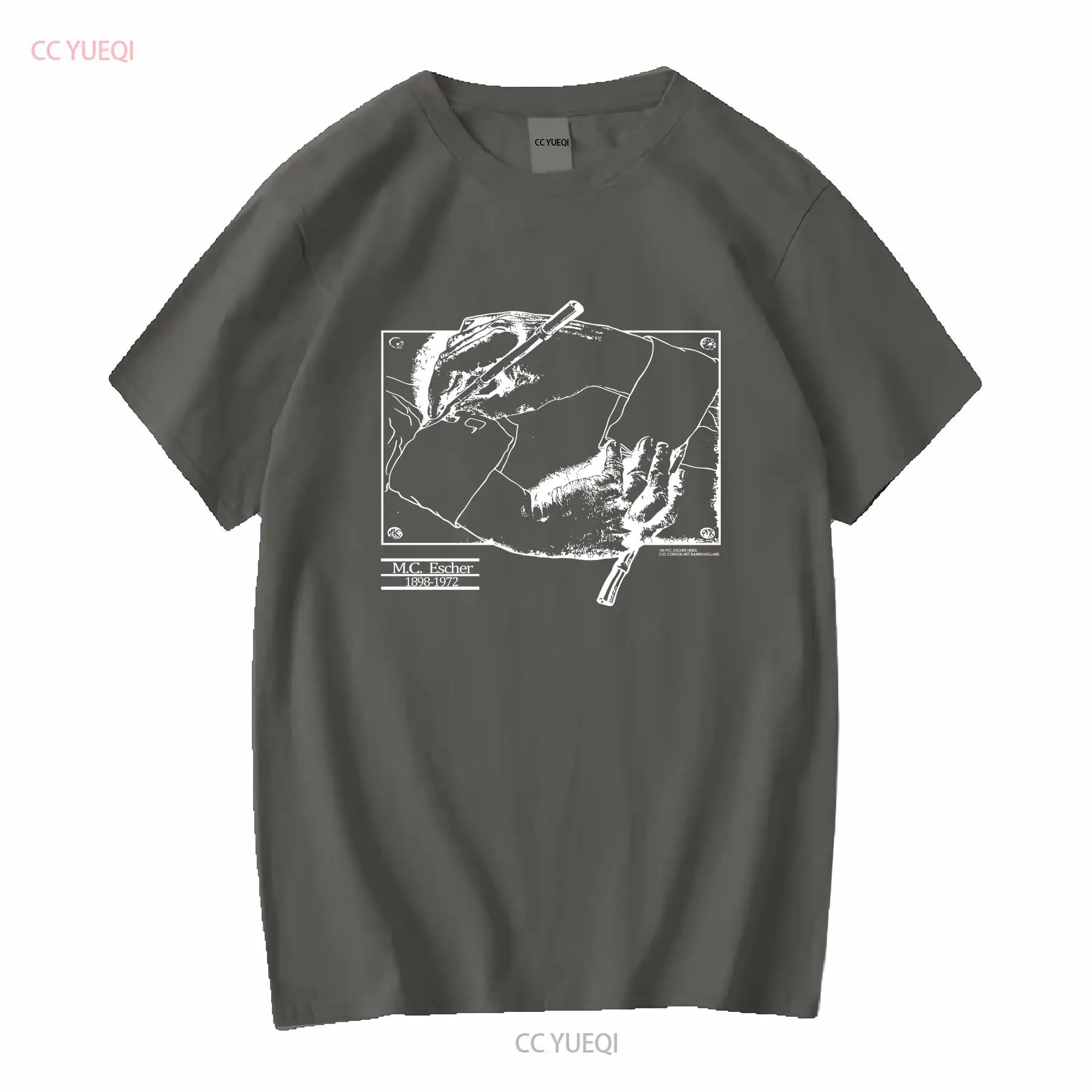 Kaus MC Escher 1990 Antik Sket - Vintage Fashion Art ulasan dan harga