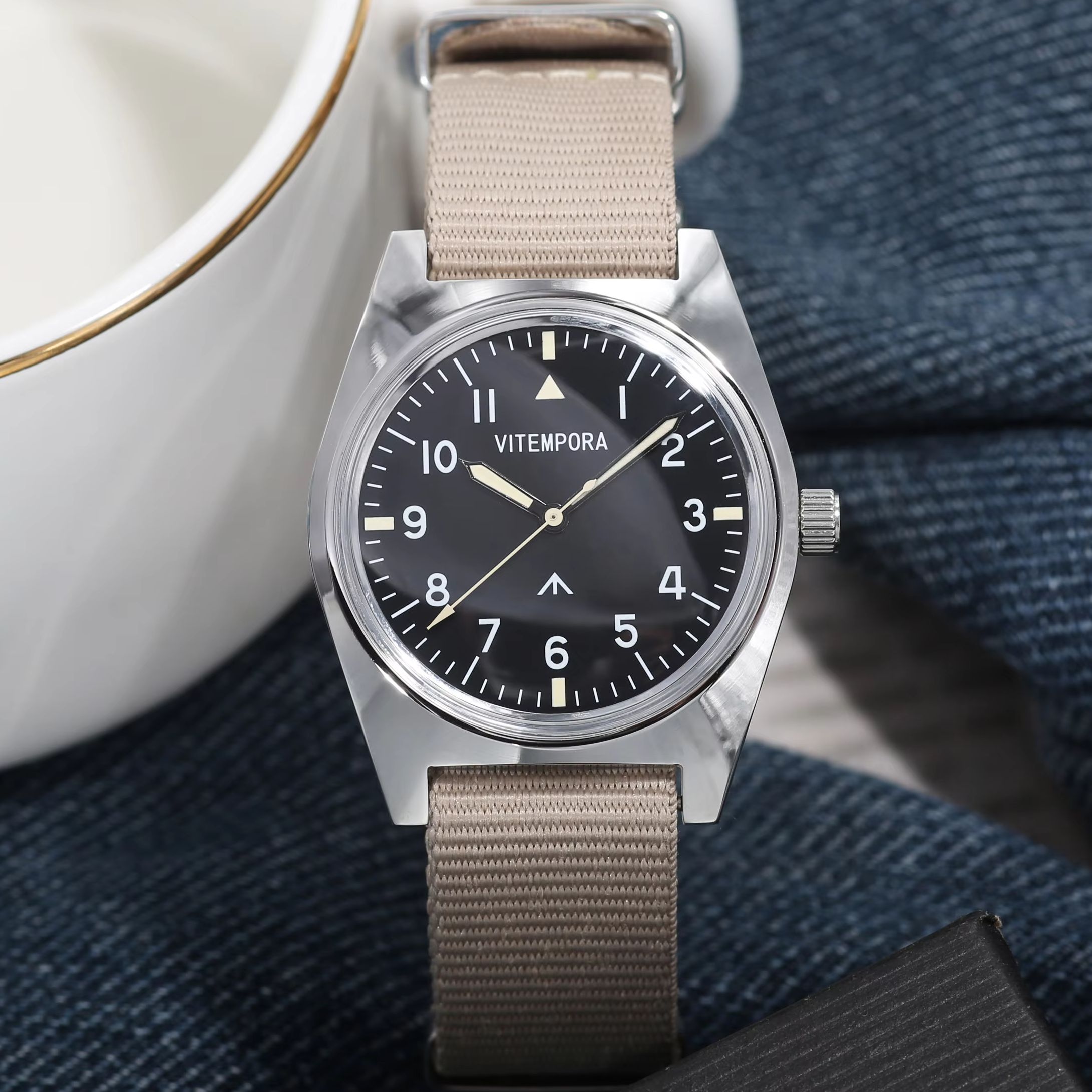 VITEMPORA Jam Tangan Pilot Dia - Vintage Fashion Boutique ulasan dan harga