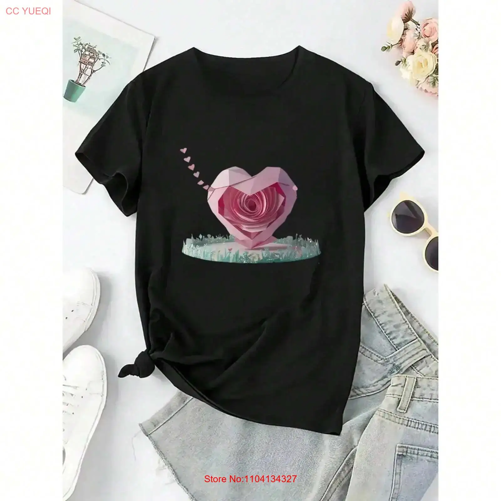 Kaos wanita modis bermotif bun - Vintage Fashion Patterns ulasan dan harga