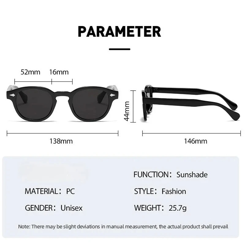 Kacamata Hitam Bulat Vintage W - Vintage Fashion Streetwear ulasan dan harga