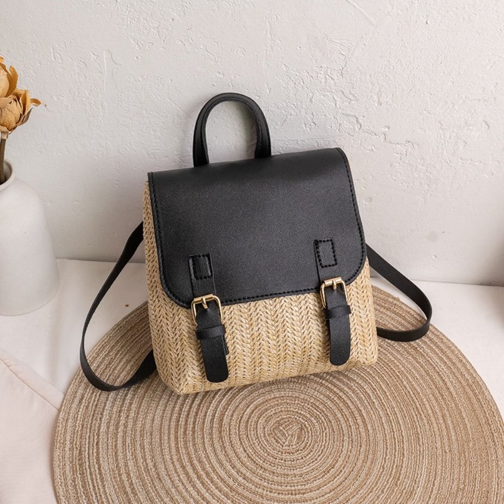 Tas Serbaguna Ransel Jerami Ku - Vintage Fashion Look ulasan dan harga