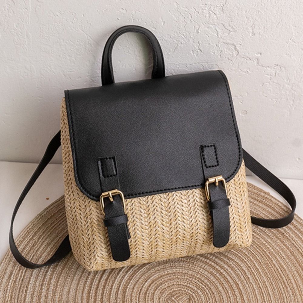 Tas Serbaguna Ransel Jerami Ku - Vintage Fashion Look ulasan dan harga