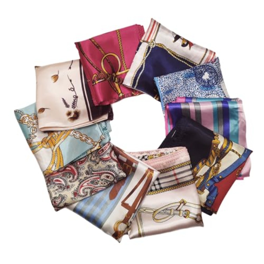 10 Paket Syal Leher Persegi Sa - Vintage Fashion Patterns ulasan dan harga