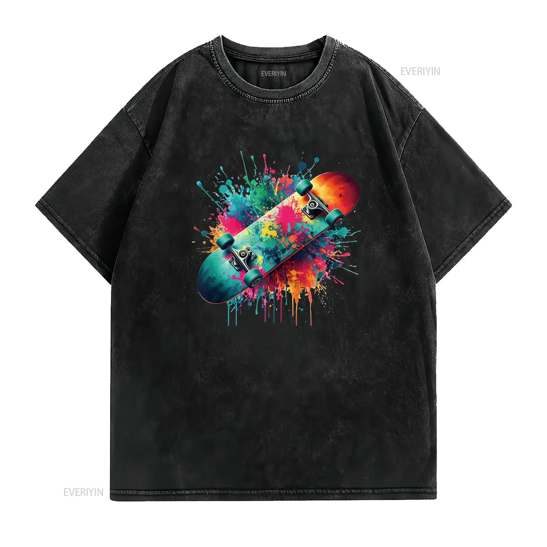 Kaos Pria Skateboarder Art For - Vintage Fashion Art ulasan dan harga