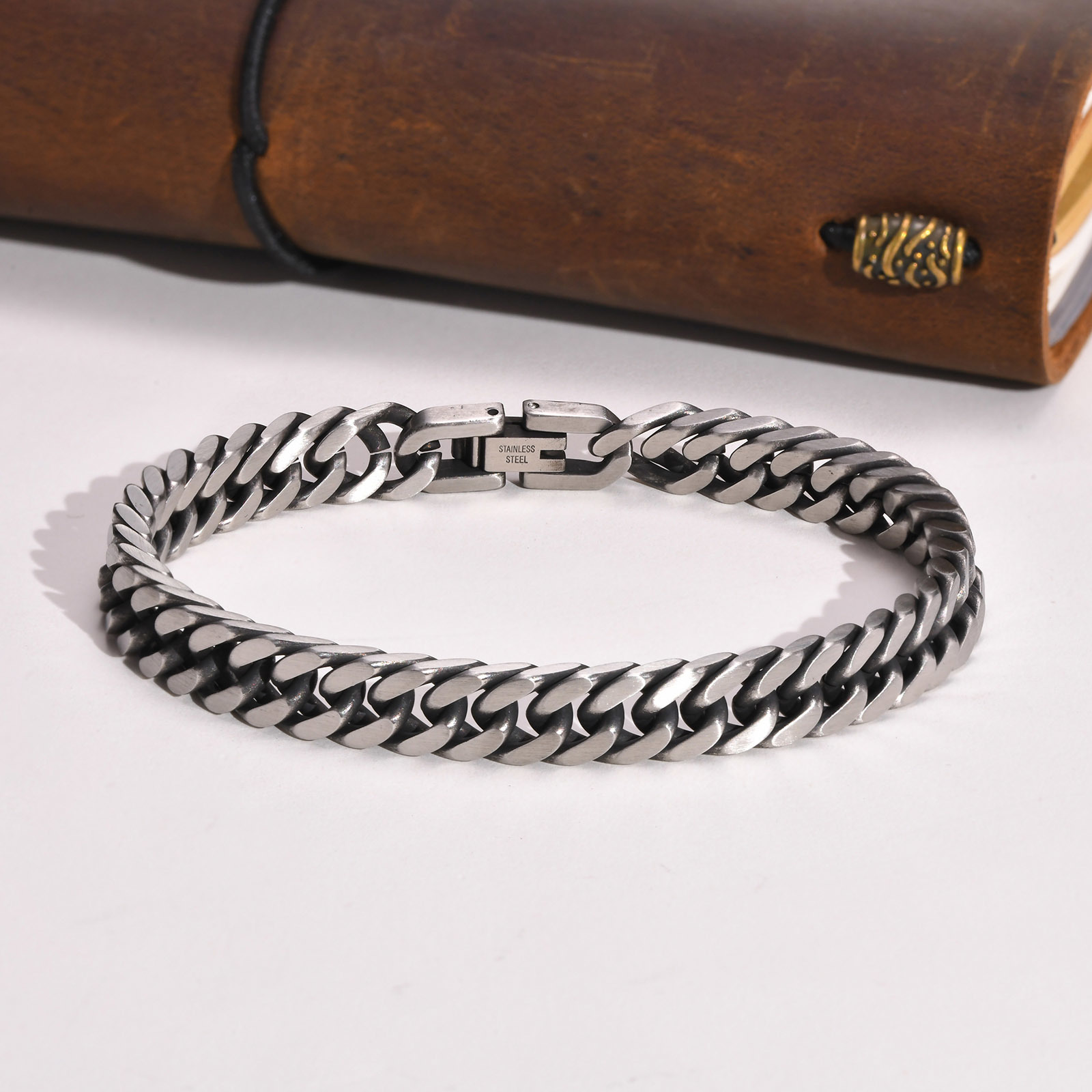 Gelang Rantai Kuba Retro Chunk - Vintage Fashion Retro Outfit ulasan dan harga