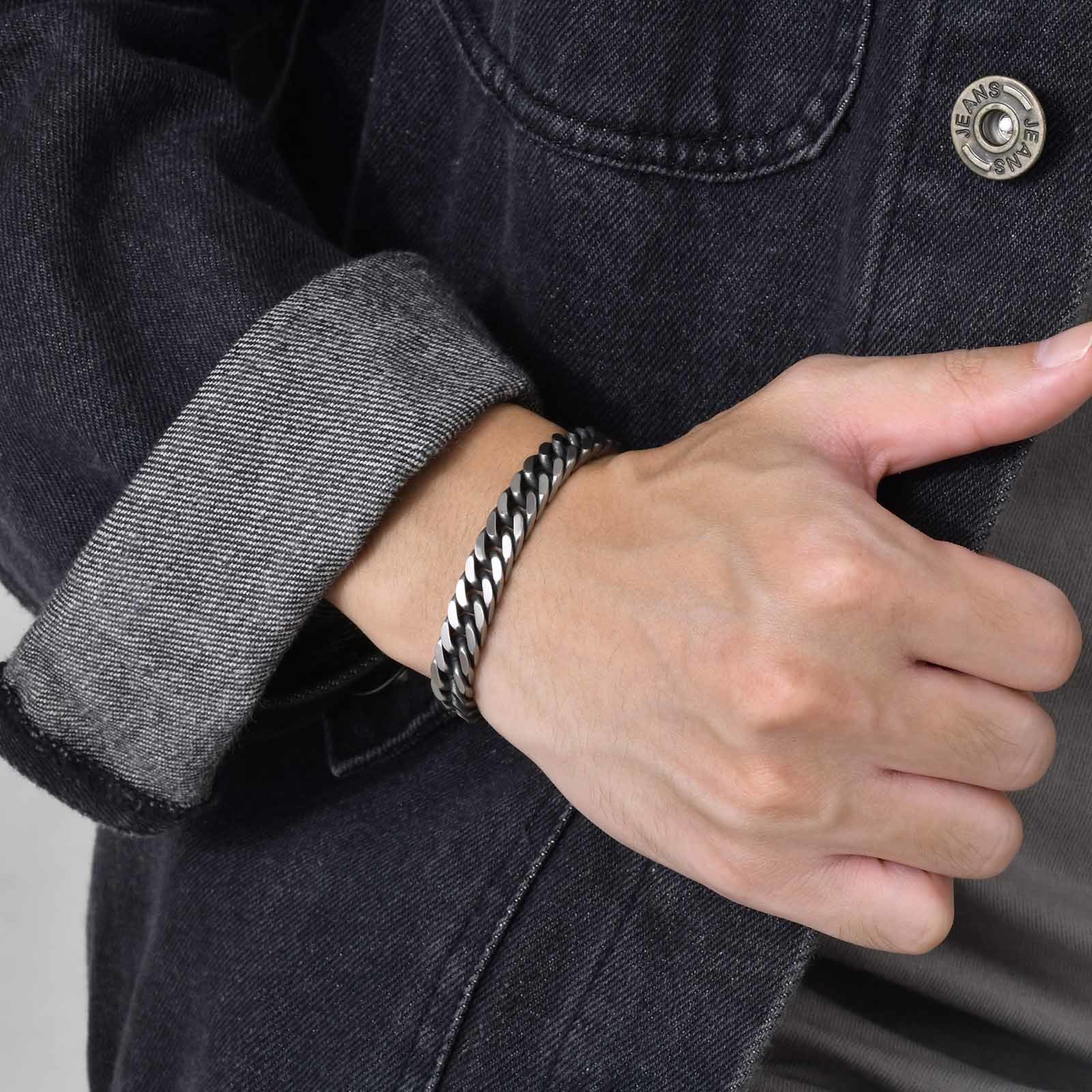 Gelang Rantai Kuba Retro Chunk - Vintage Fashion Retro Outfit ulasan dan harga