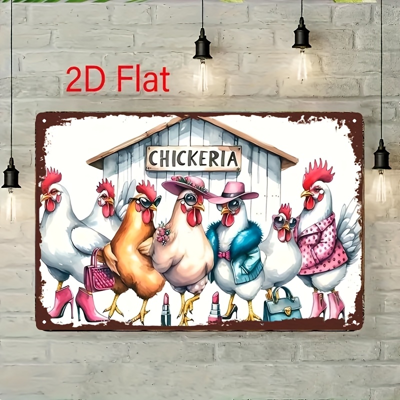 1 buah Papan Seni Dinding Loga - Vintage Fashion Art ulasan dan harga