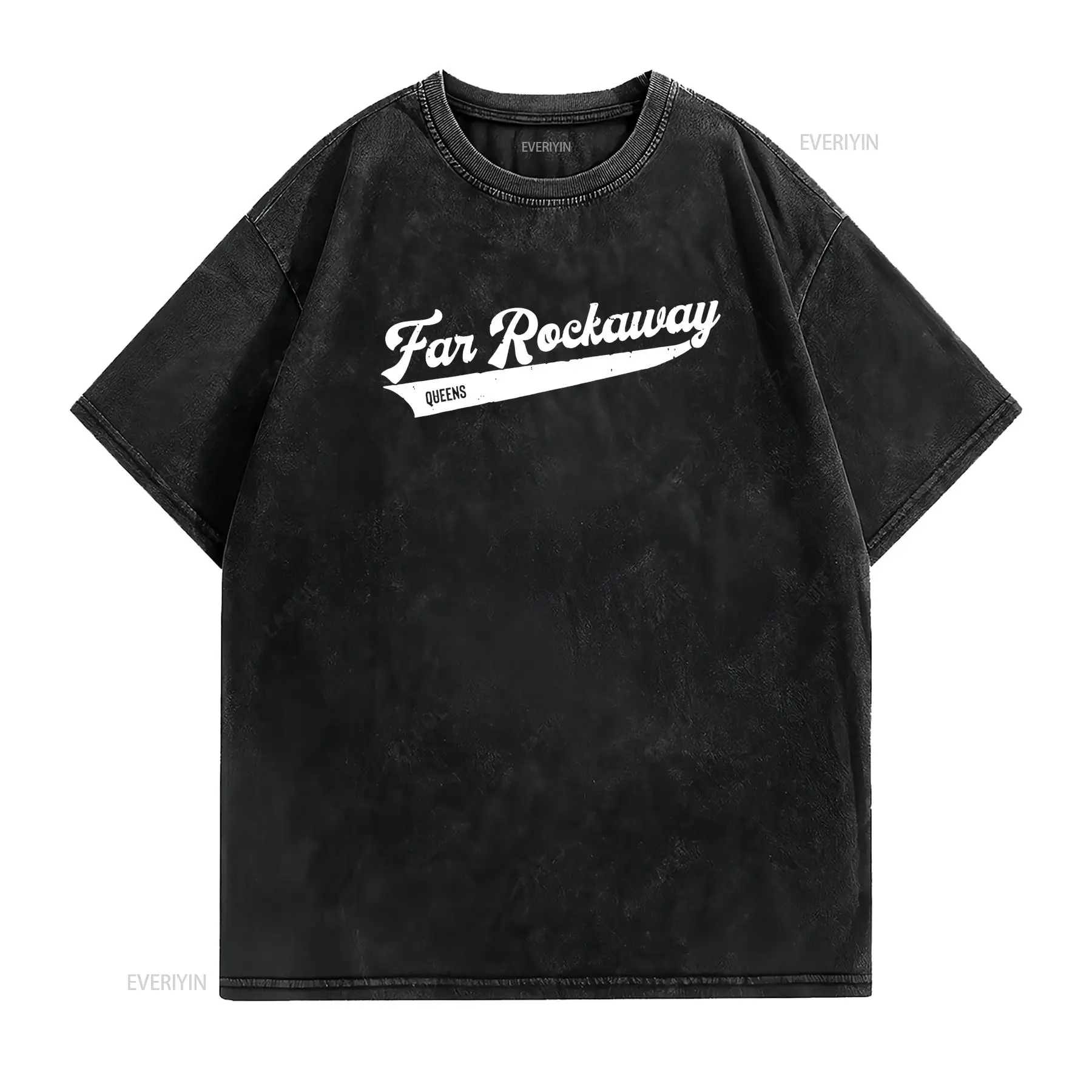 Kaos Desain Tipografi Distress - Vintage Fashion Nyc ulasan dan harga