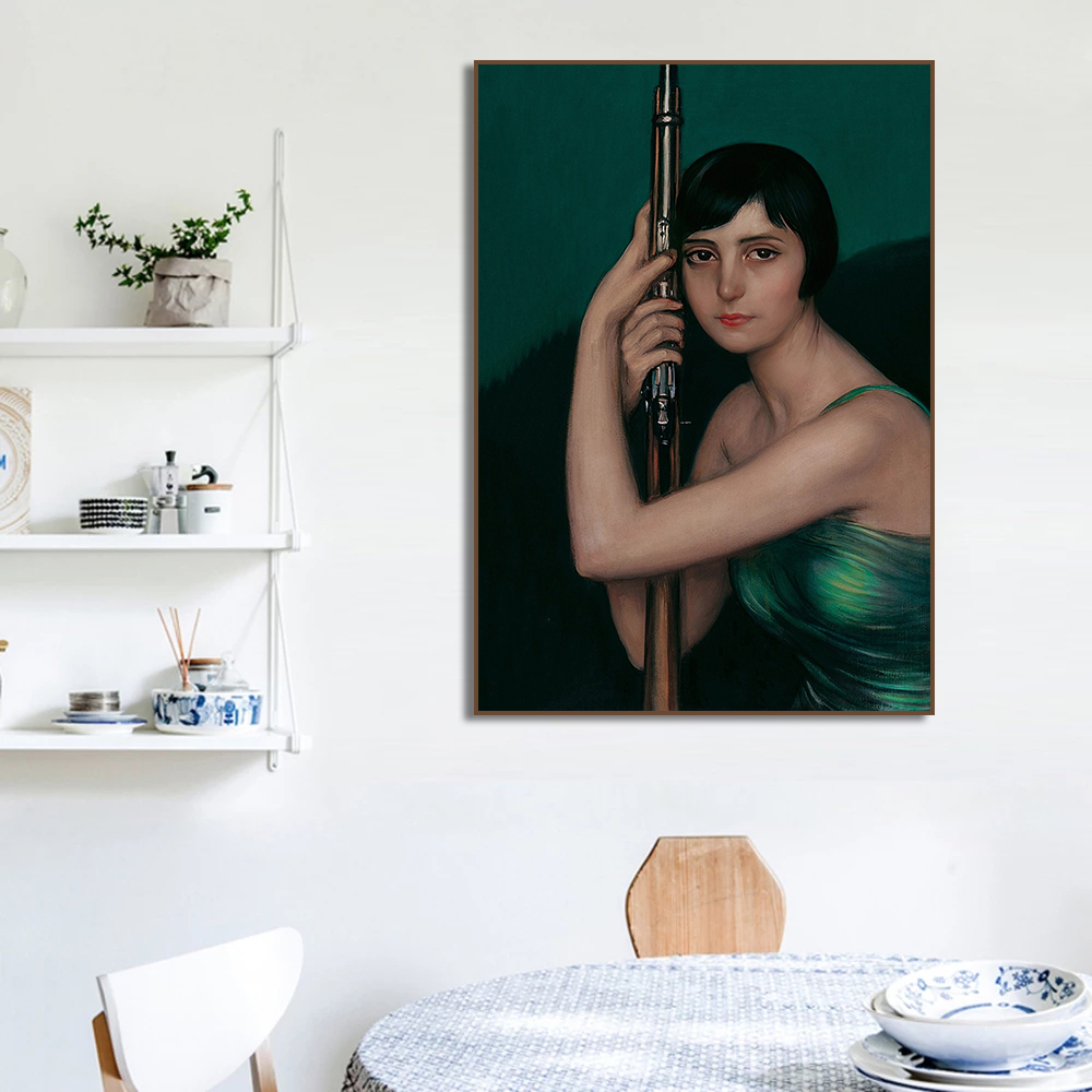 Poster Potret Wanita Renaisans - Vintage Fashion Art ulasan dan harga