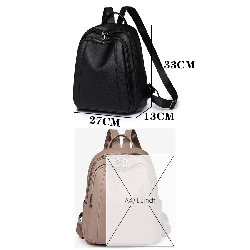 Tas ransel kulit wanita kapasi - Vintage Fashion Boutique ulasan dan harga