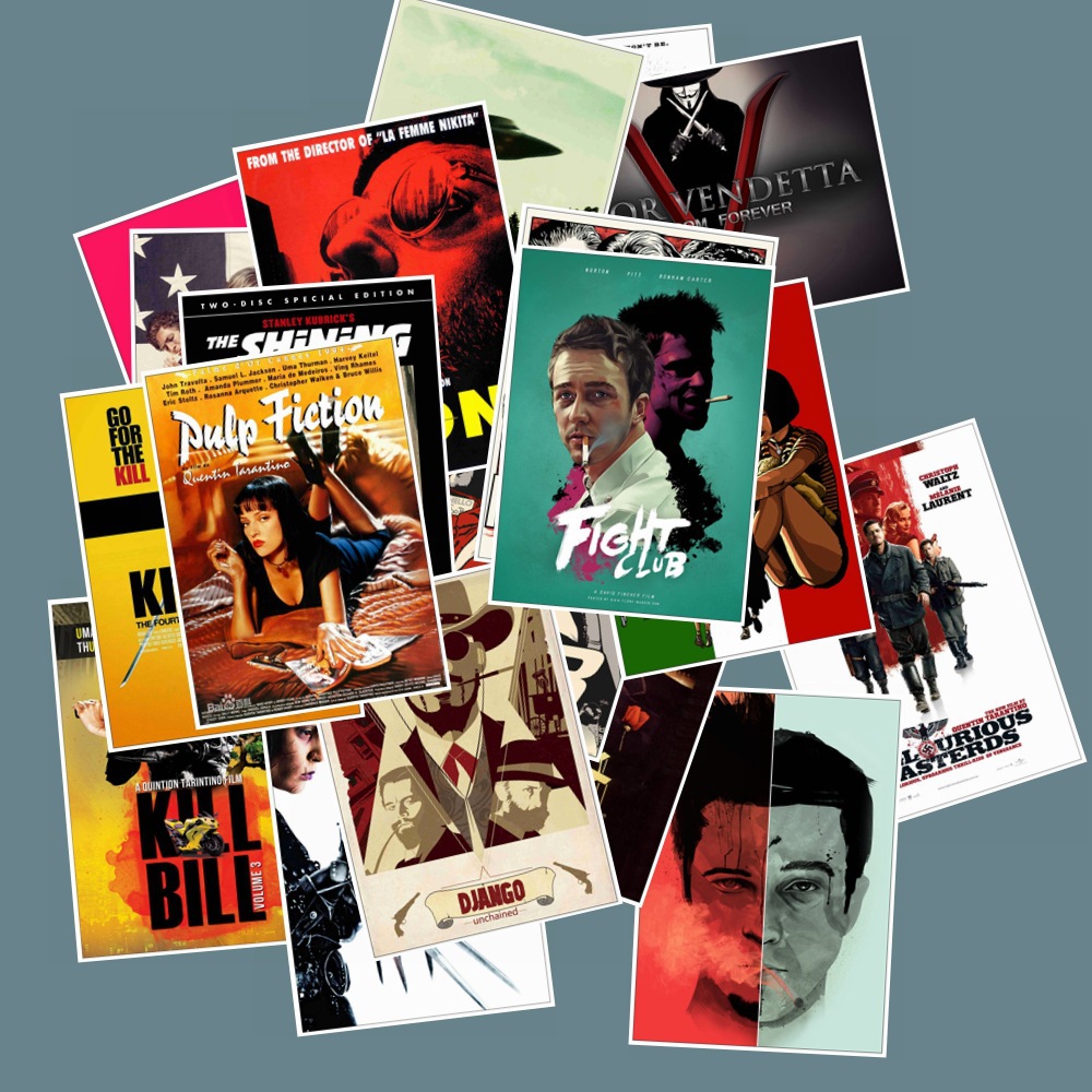 25 buah poster film klasik sti - Vintage Fashion Illustrations ulasan dan harga