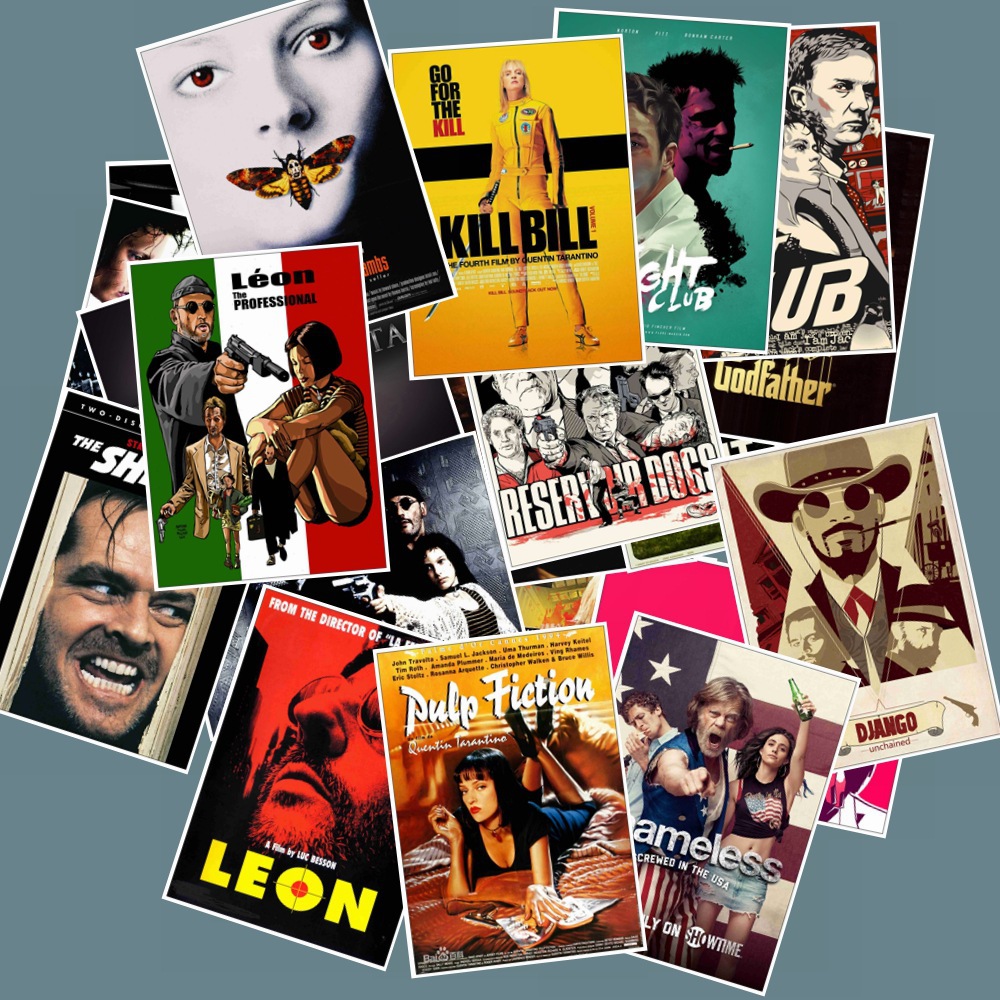 25 buah poster film klasik sti - Vintage Fashion Illustrations ulasan dan harga