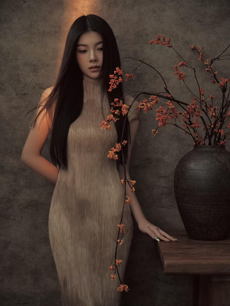 Kostum Fotografi Seni Potret G - Vintage Fashion Art ulasan dan harga