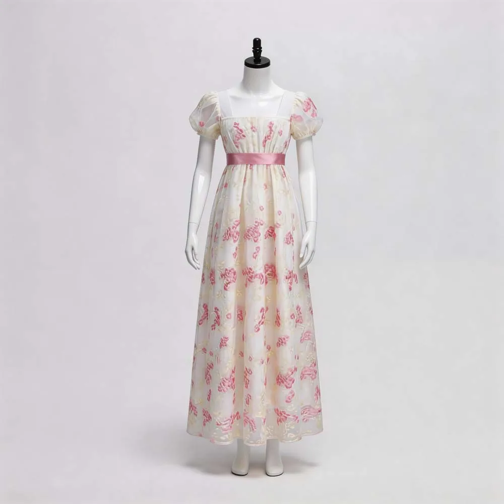 Gaun Teh Vintage Eropa Gaya Re - Vintage Fashion Dress ulasan dan harga