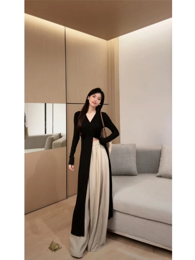 Setelan Mantel Panjang dan Cel - Vintage Fashion Art ulasan dan harga