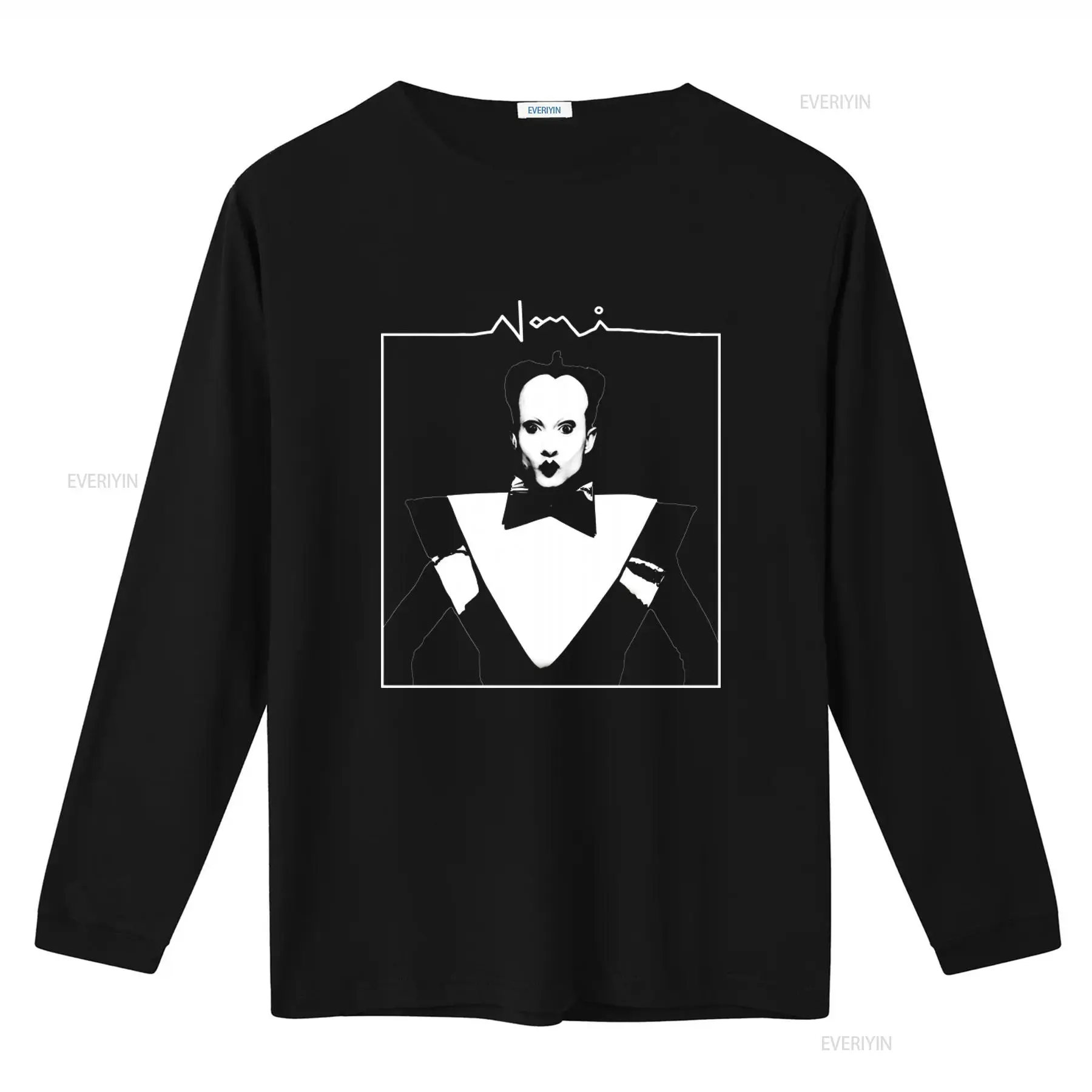 Kaos Pria Klaus Nomi Face Prin - Vintage Fashion Look ulasan dan harga