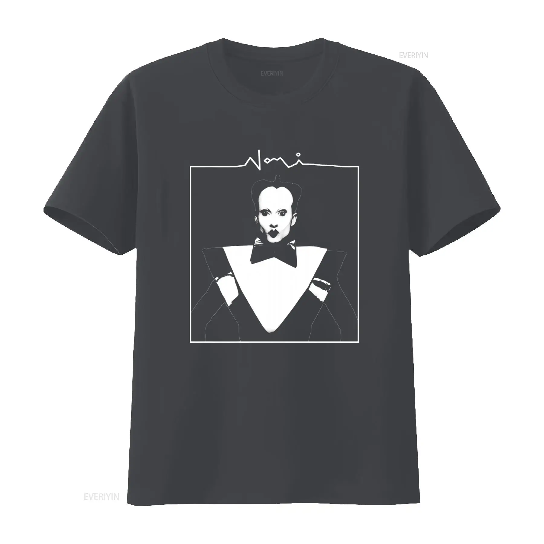 Kaos Pria Klaus Nomi Face Prin - Vintage Fashion Look ulasan dan harga