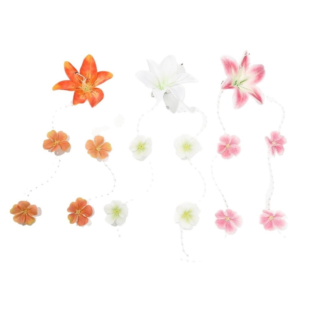 Jepit Rambut Bunga Lily Manis  - Vintage Fashion Boutique ulasan dan harga