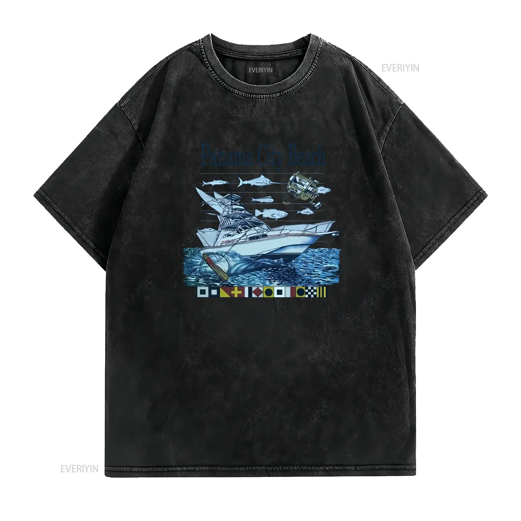 Kaos Vintage 90an Panama City  - Vintage Yacht Fashion ulasan dan harga