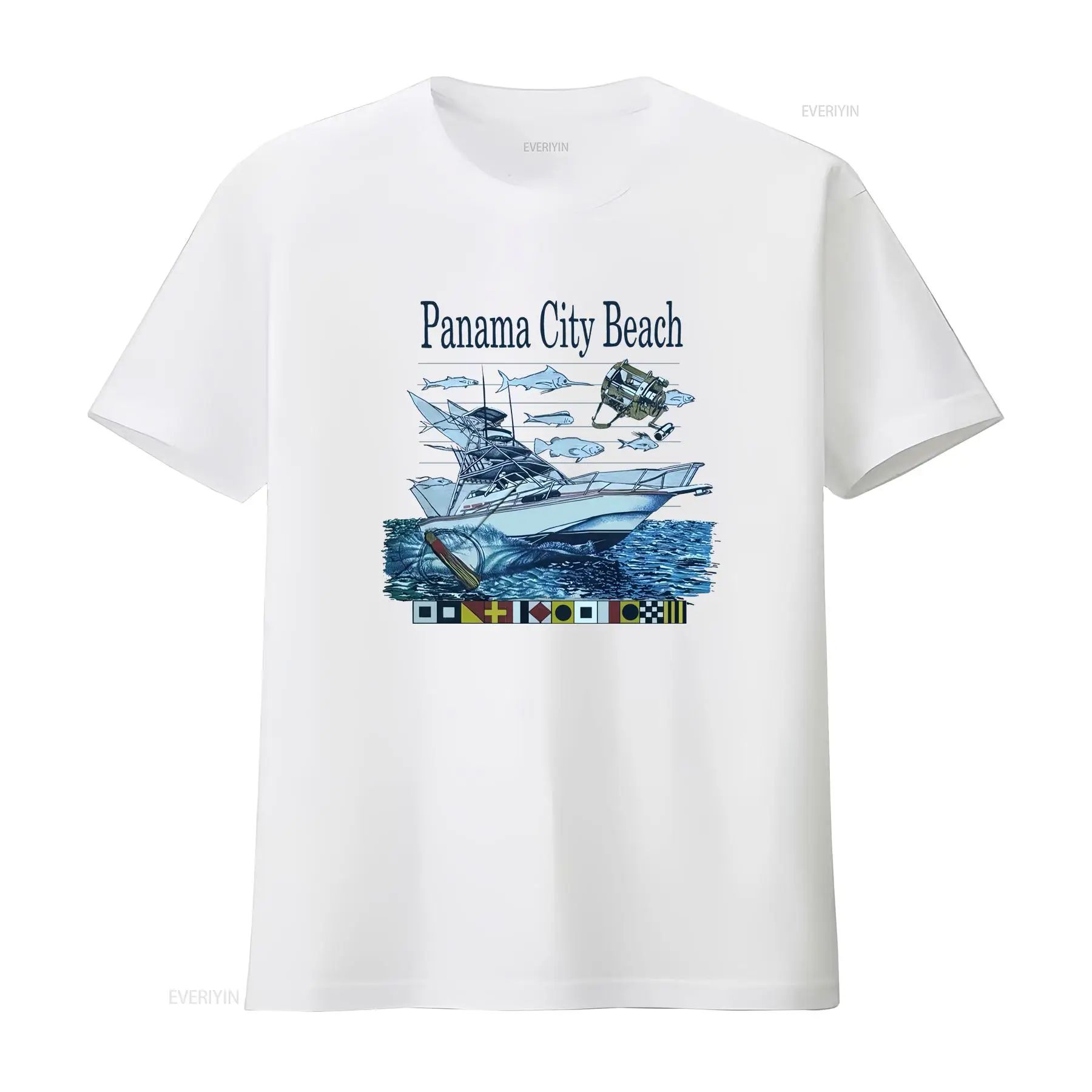 Kaos Vintage 90an Panama City  - Vintage Yacht Fashion ulasan dan harga