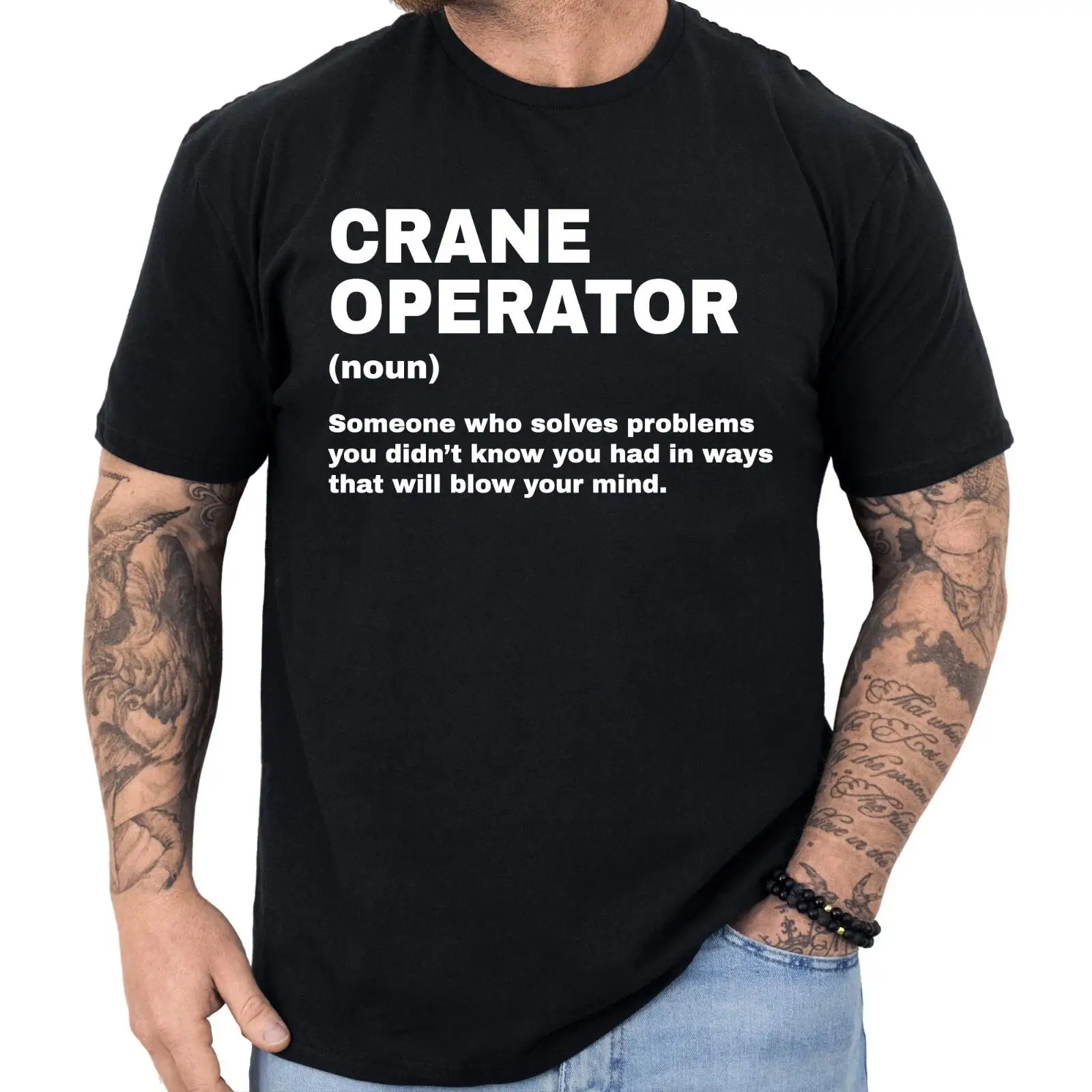 Kaos Definisi Operator Crane L - Vintage Fashion Definition ulasan dan harga
