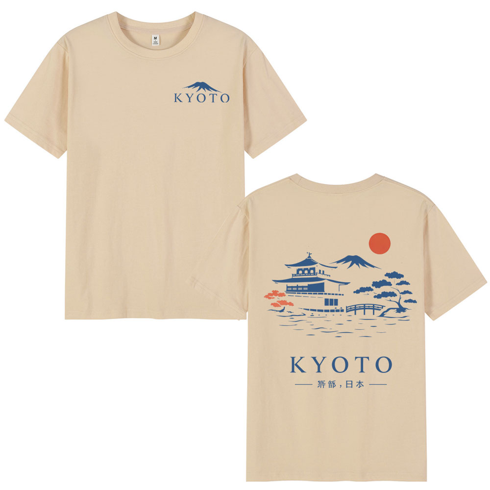 Kaus Gaya Jepang Kyoto Pakaian - Vintage Fashion Kyoto ulasan dan harga