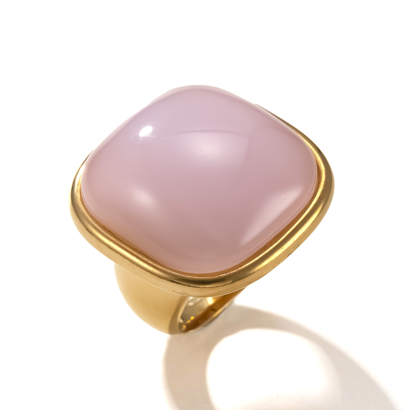 Cincin Batu Alam Persegi Berla - Vintage Fashion Retro Outfit ulasan dan harga