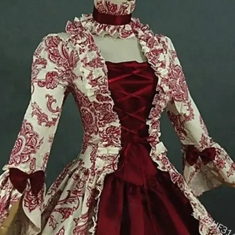 Gaun Cosplay Gotik Ukuran Besa - Vintage Fashion Dress ulasan dan harga
