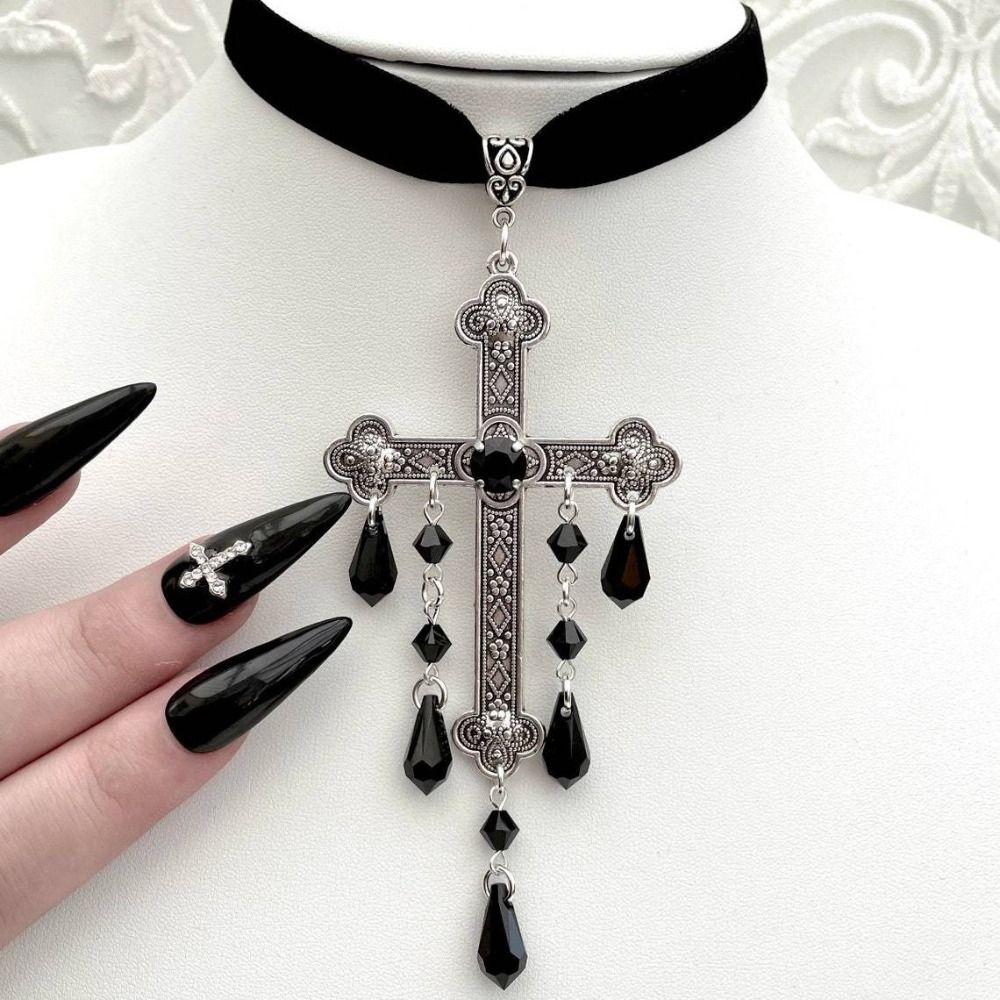 Kalung Liontin Salib Besar Gay - Vintage Fashion Retro Outfit ulasan dan harga